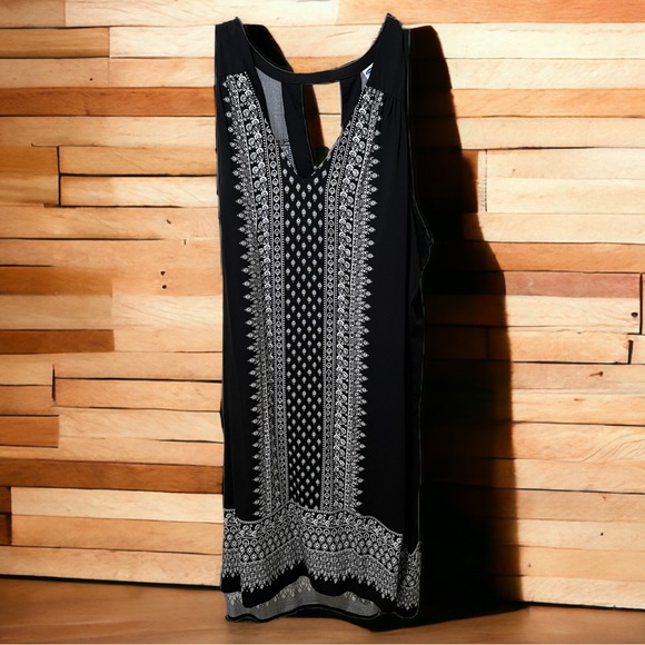 Old Navy Black Rayon Tank Dress - Picture 2 of 3